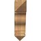 Ekena Millwork Funston Arts & Crafts Rough Sawn Bracket, Western Red Cedar, 6"W x 18"D x 22"H BKT06X18X22FST03RWR - alternate 3